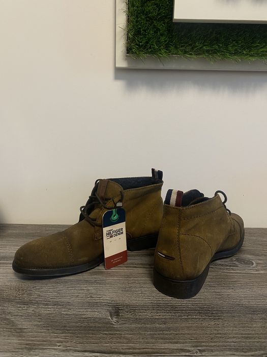 Мужские Tommy Hilfiger оригинал ботинки замш осень стелька 25 см 39 40