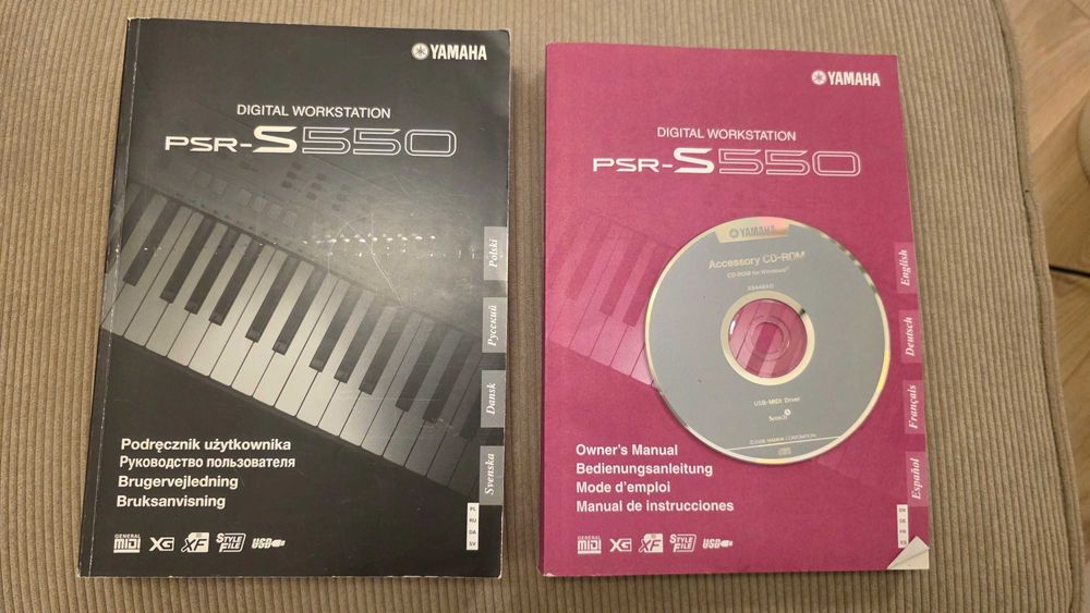 Keyboard Yamaha PSR-S550, komplet ze stojakiem, bdb stan