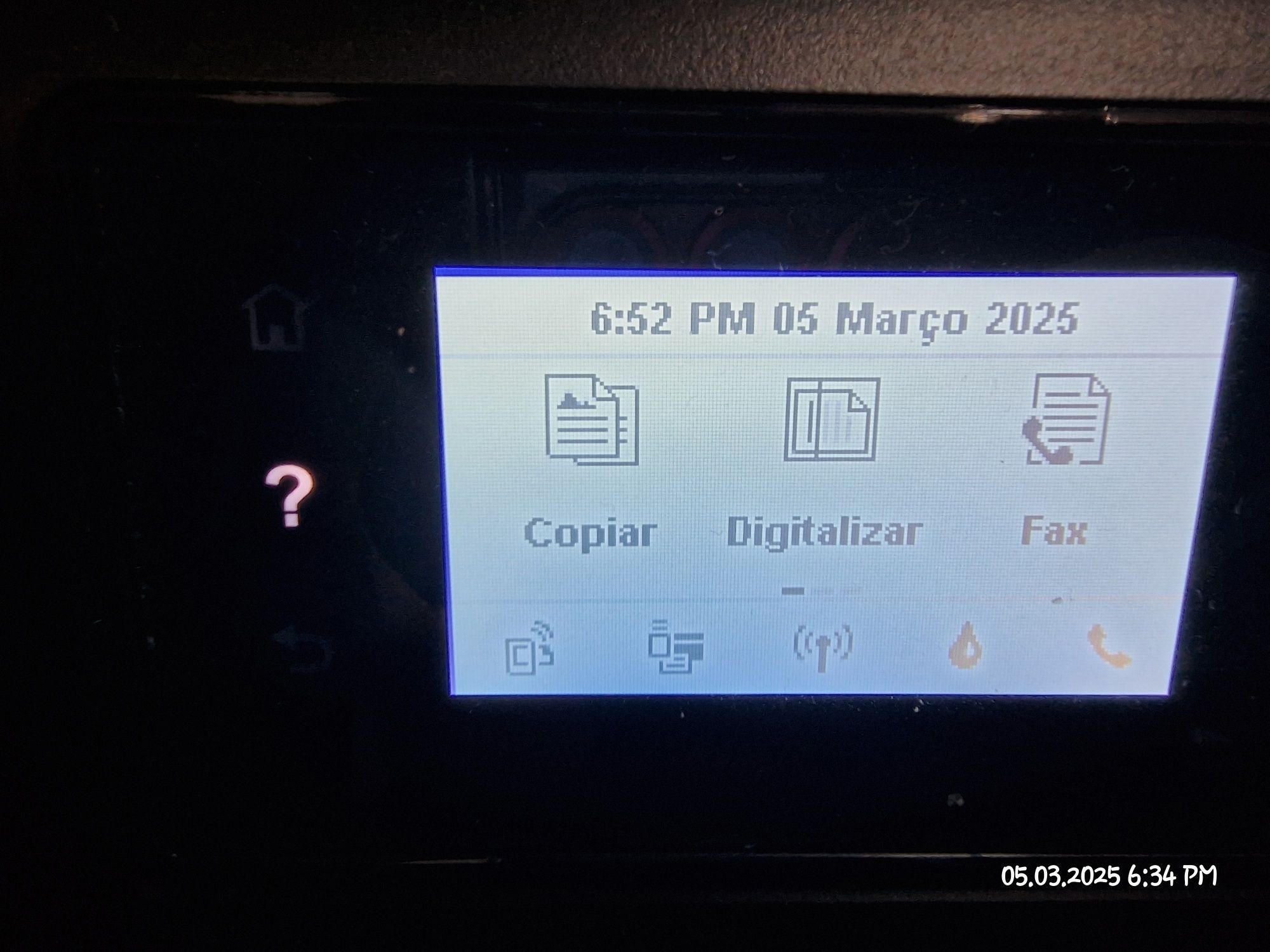 Impressora HP fax