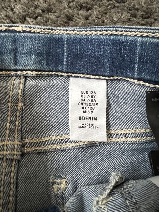 Krotkie spodenki H&M roz.128 7-8lat