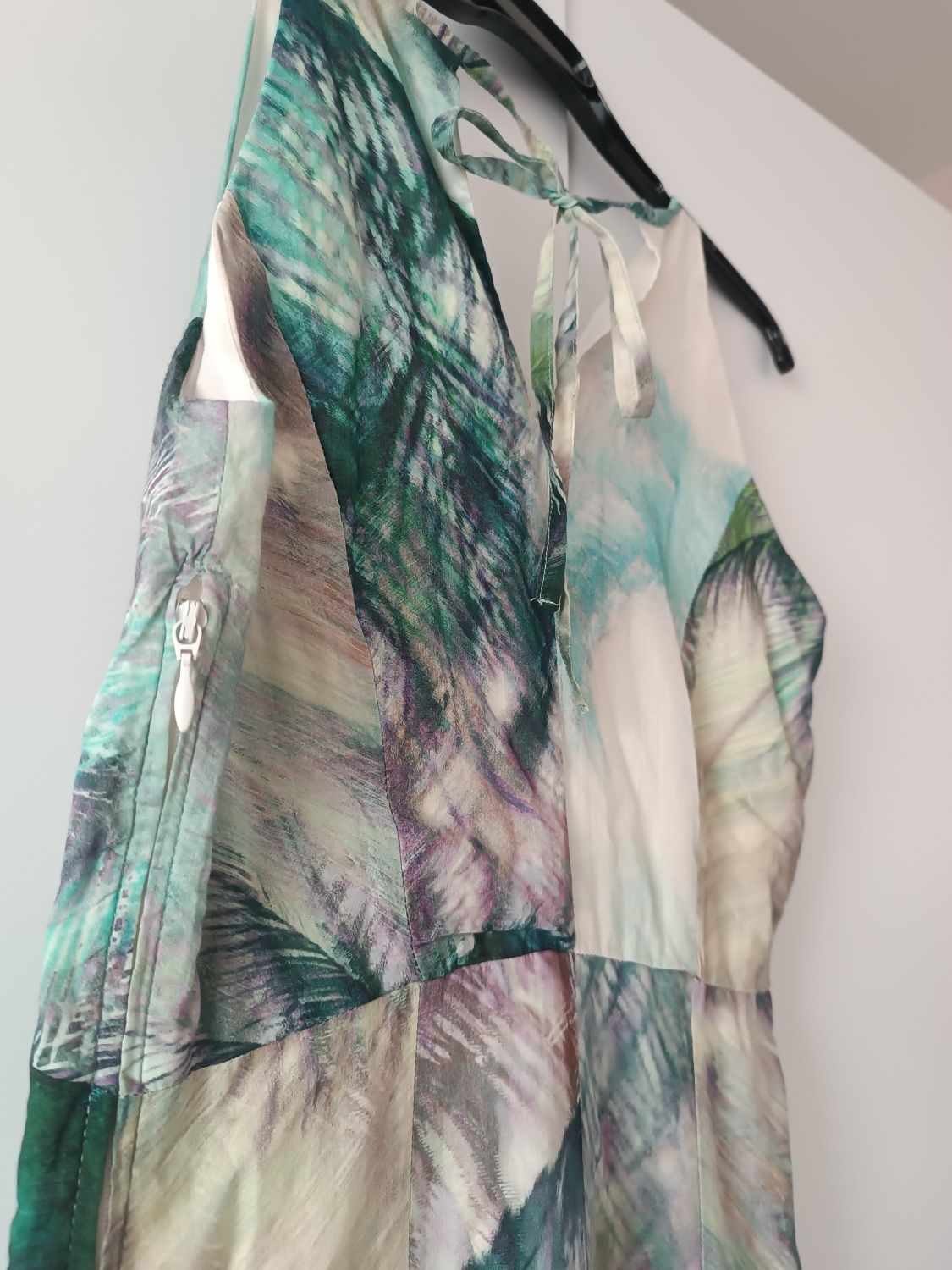 Letnia, kolorowa sukienka maxi Orsay r.34