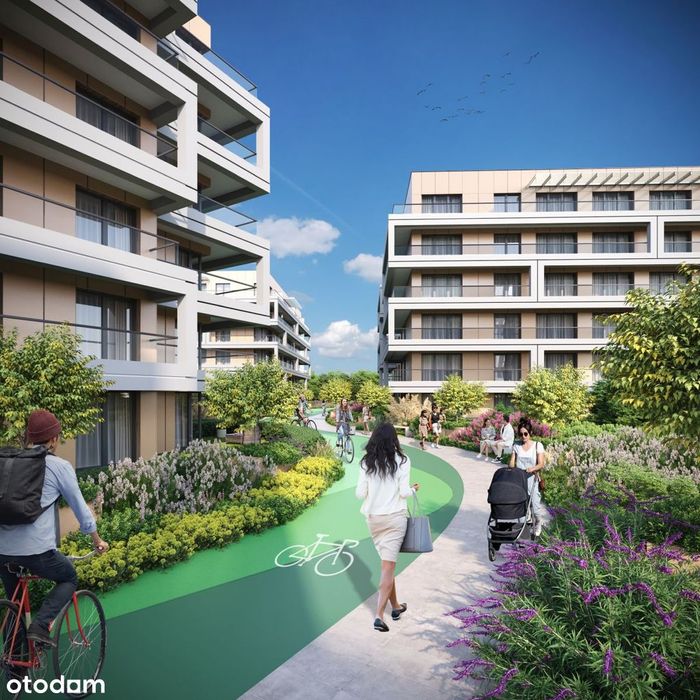 2-pokojowe mieszkanie 46m2 + balkon Bezpośrednio