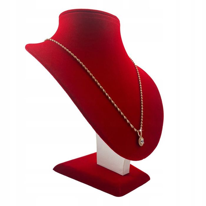 Damski Złoty Łańcuszek Stal Chirurgiczna + Okrągły Wisiorek + Cyrkonie