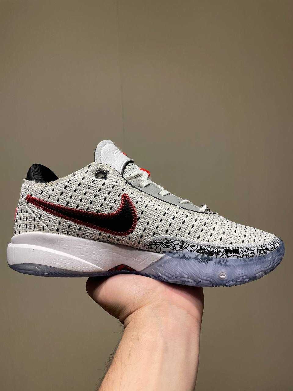 Кросівки Nike Lebron XX White/Gold premium