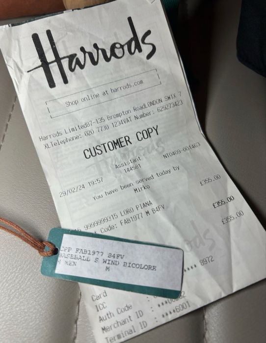 NOWA czapka Loro Piana z metkami Okazja