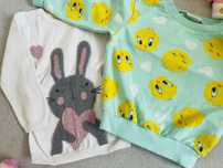 Bluza i sweter dla dziewczynki