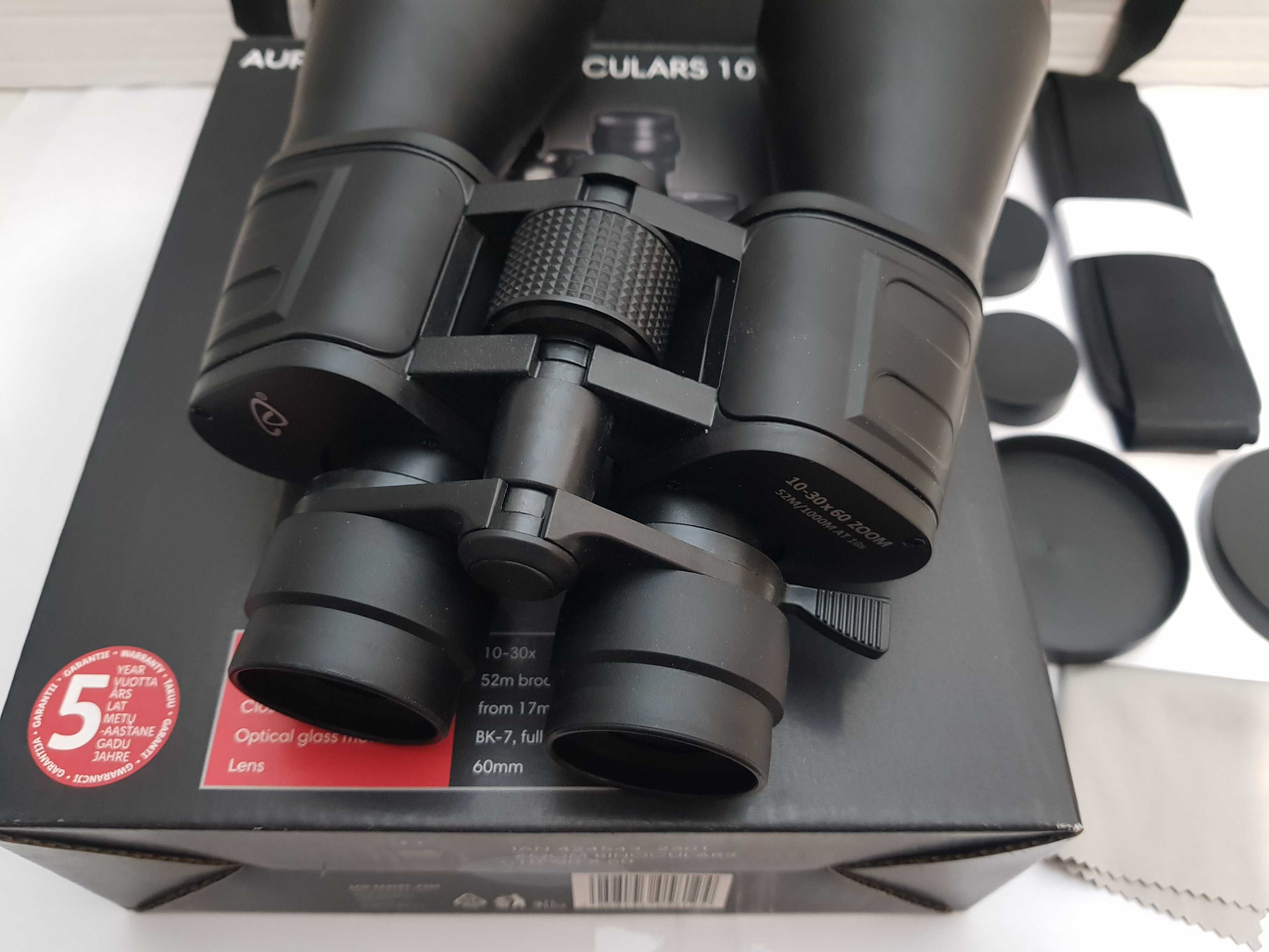 AURIOL 10-30X60 lornetka Zoom Nowa celestron mocna