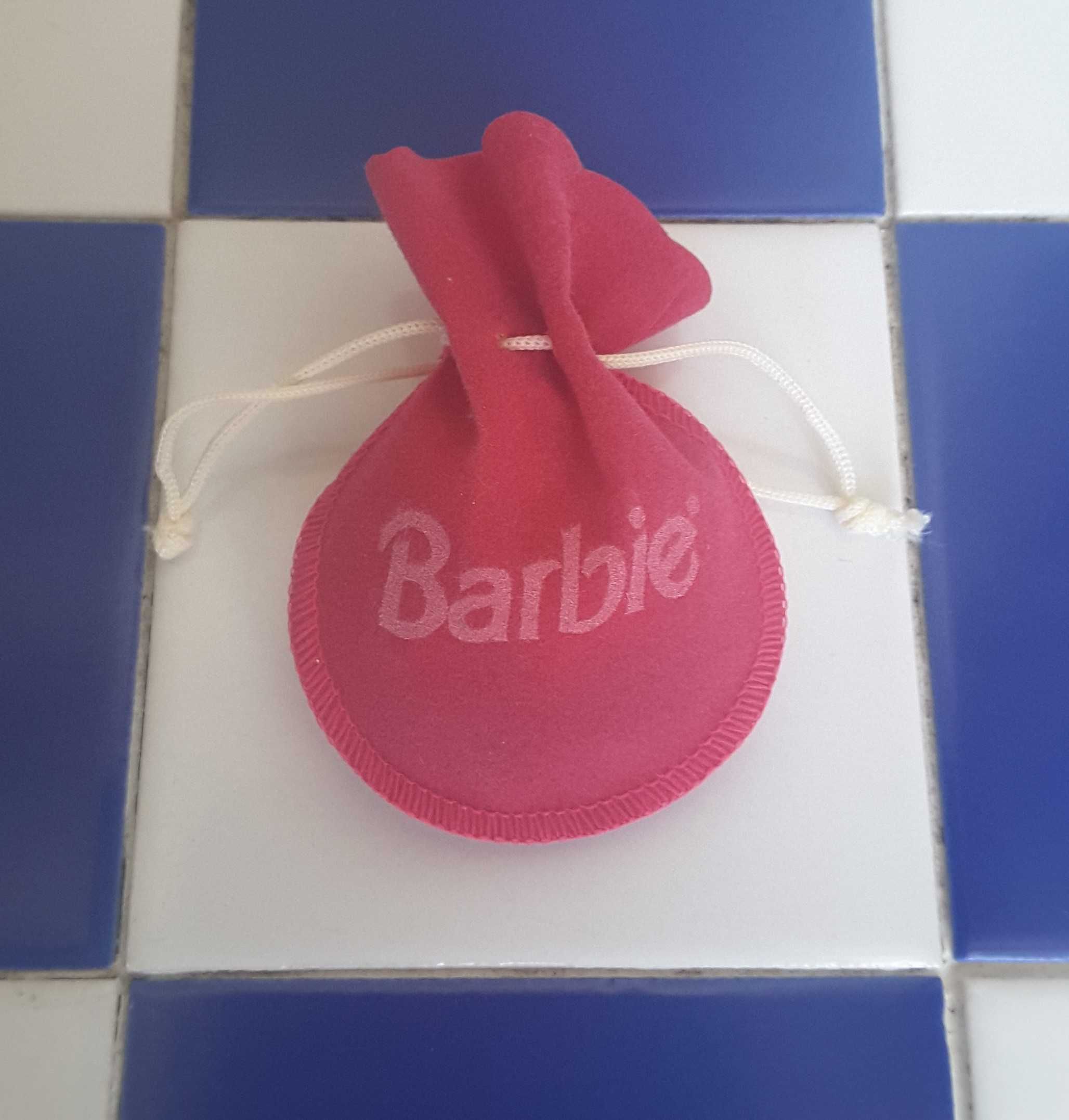 Bolsinha Barbie + 12 Mini Elásticos para Cabelo (NOVOS!)