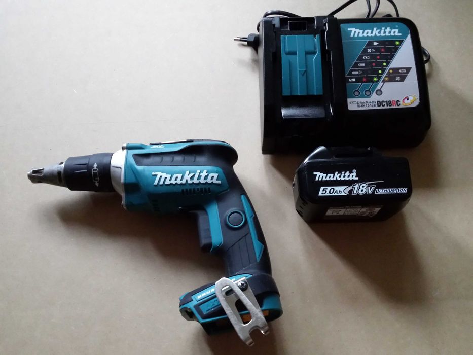 Makita DFS452 18V LXT wkrętarka do płyt kartonowo-gipsowych, LED, BLDC