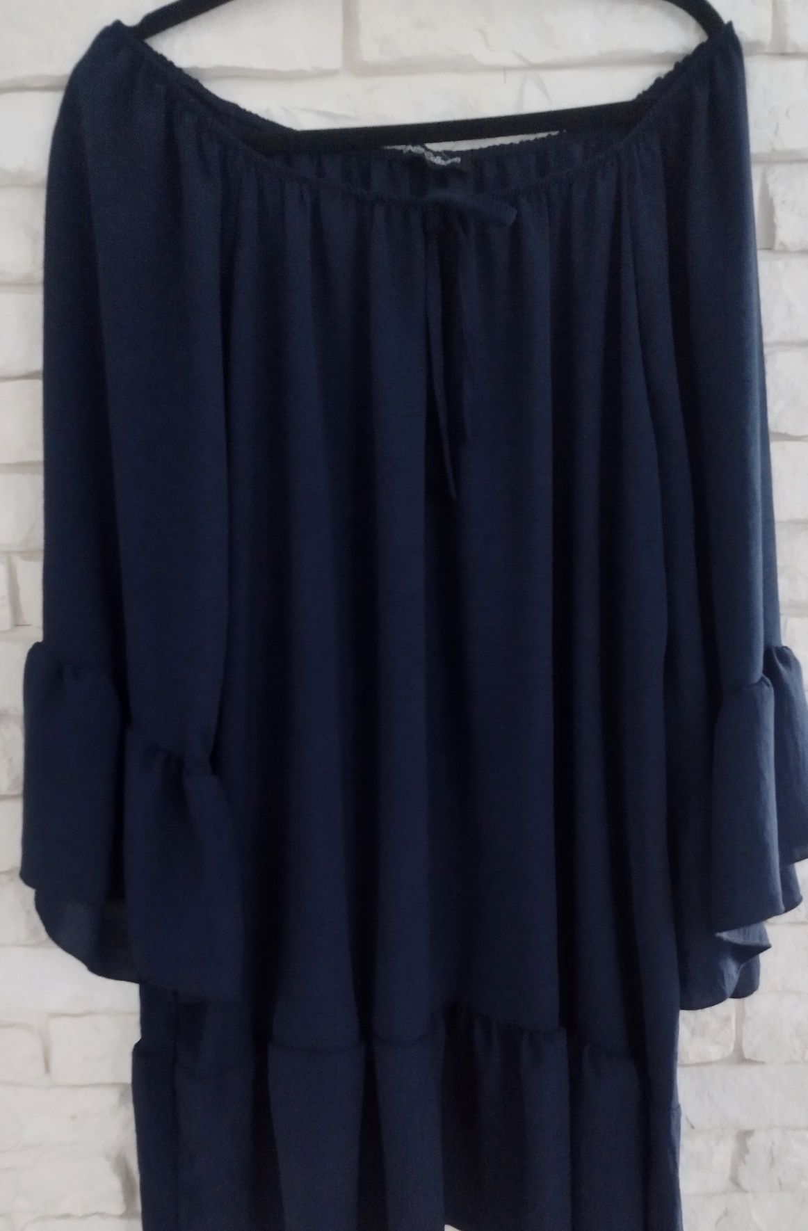 Włoska sukienka tunika plus size xxxxl 50 52
