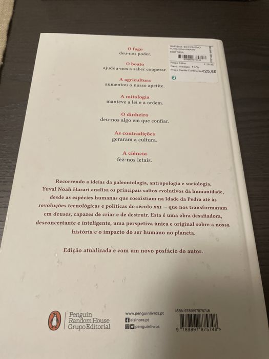 Sapiens - Uma Historia Breve da Humanidade