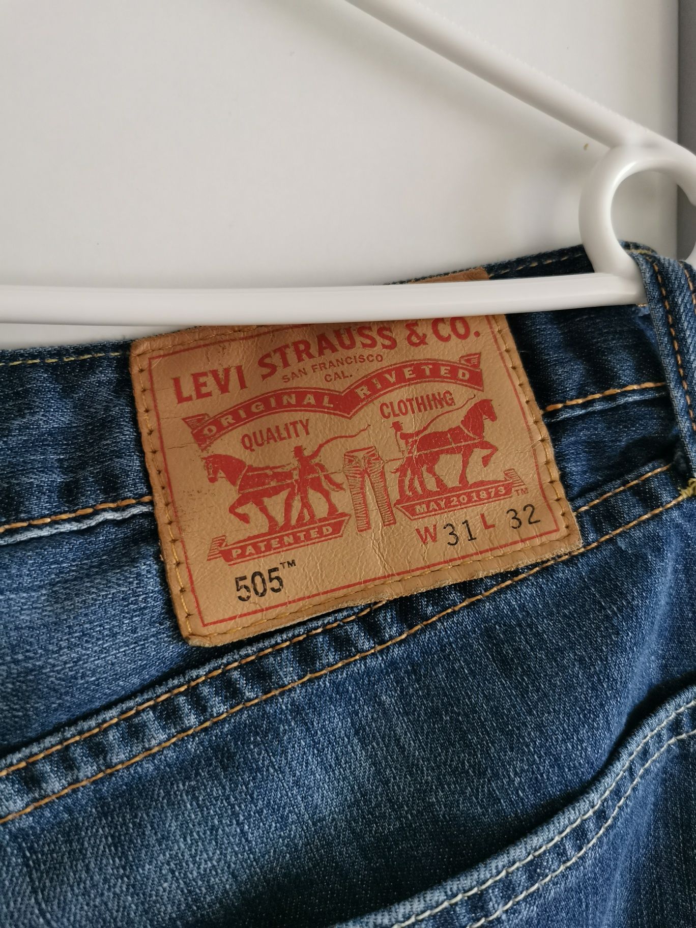 Spodnie jeansy Levi's 505  męskie Levi Strauss & Co rozmiar W31 L32