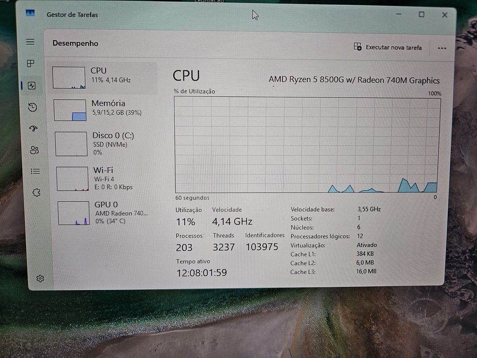 Desktop personalizado AM5 Ryzen 5 8500G