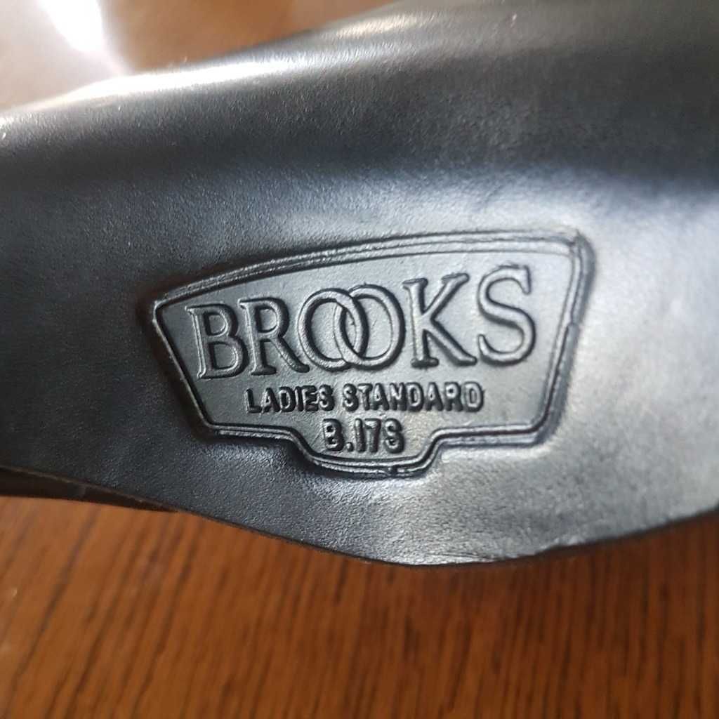 Siodełko siodło Brooks B17S czarne używane skórzane skóra