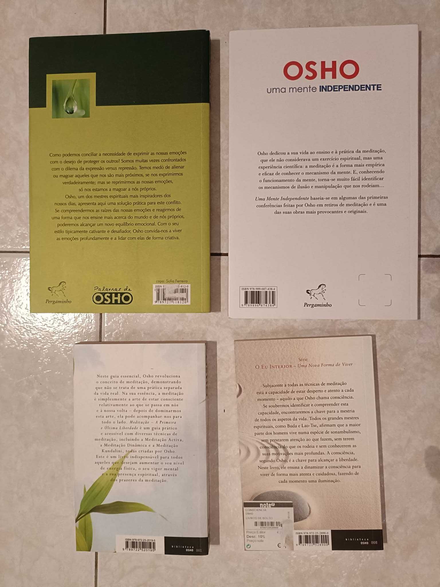 Livros OSHO vários títulos