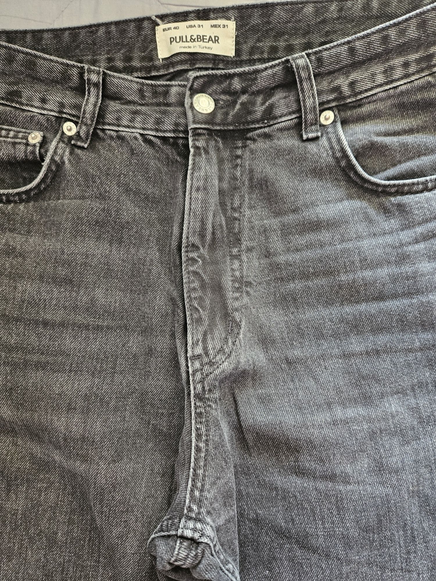 Spodnie jeansy Baggy z Pull bear rozmiarze 40