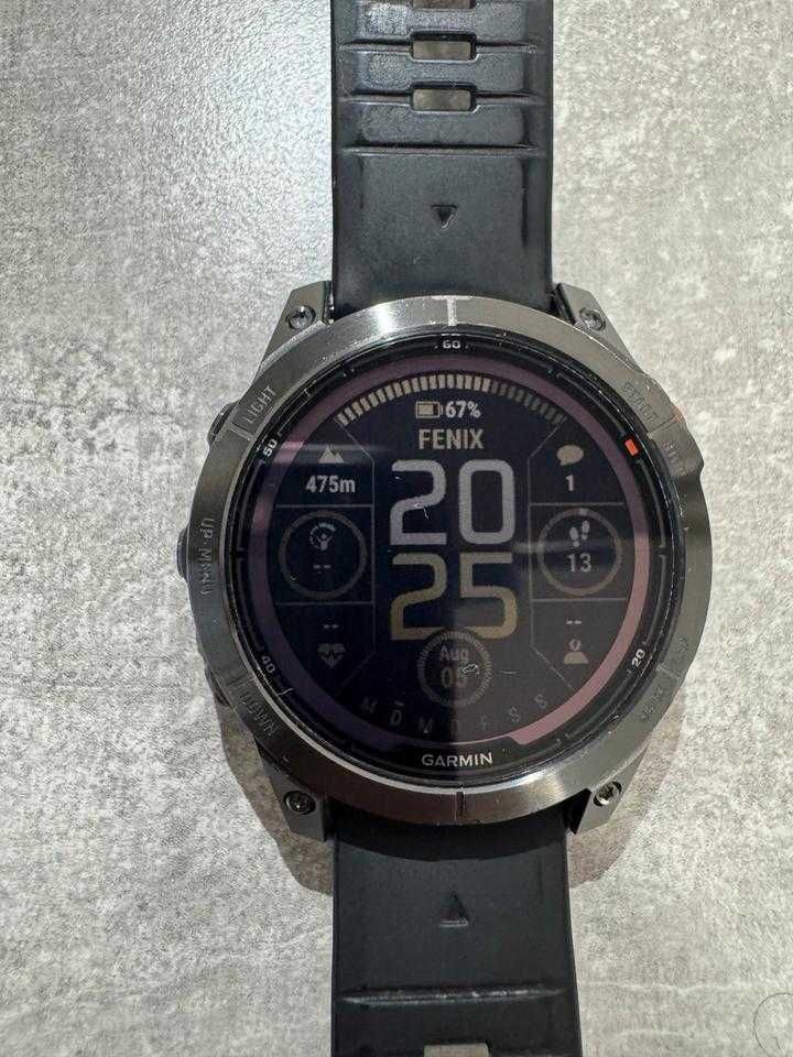 Zegarek Garmin Fenix 7 Solar w super stanie