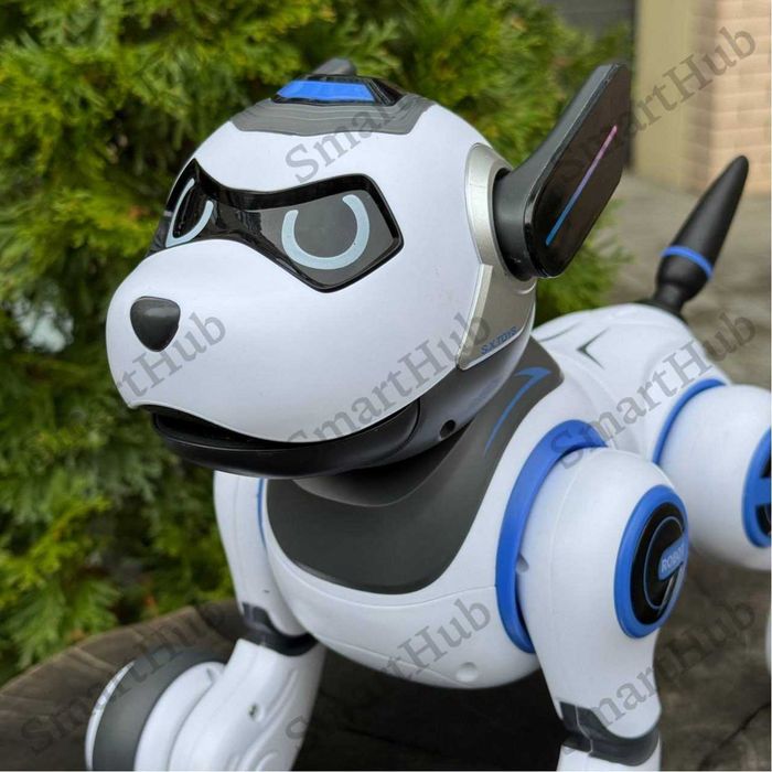 Собачка на радиоуправлении Volt синий, Песик на пульте, Собака-робот