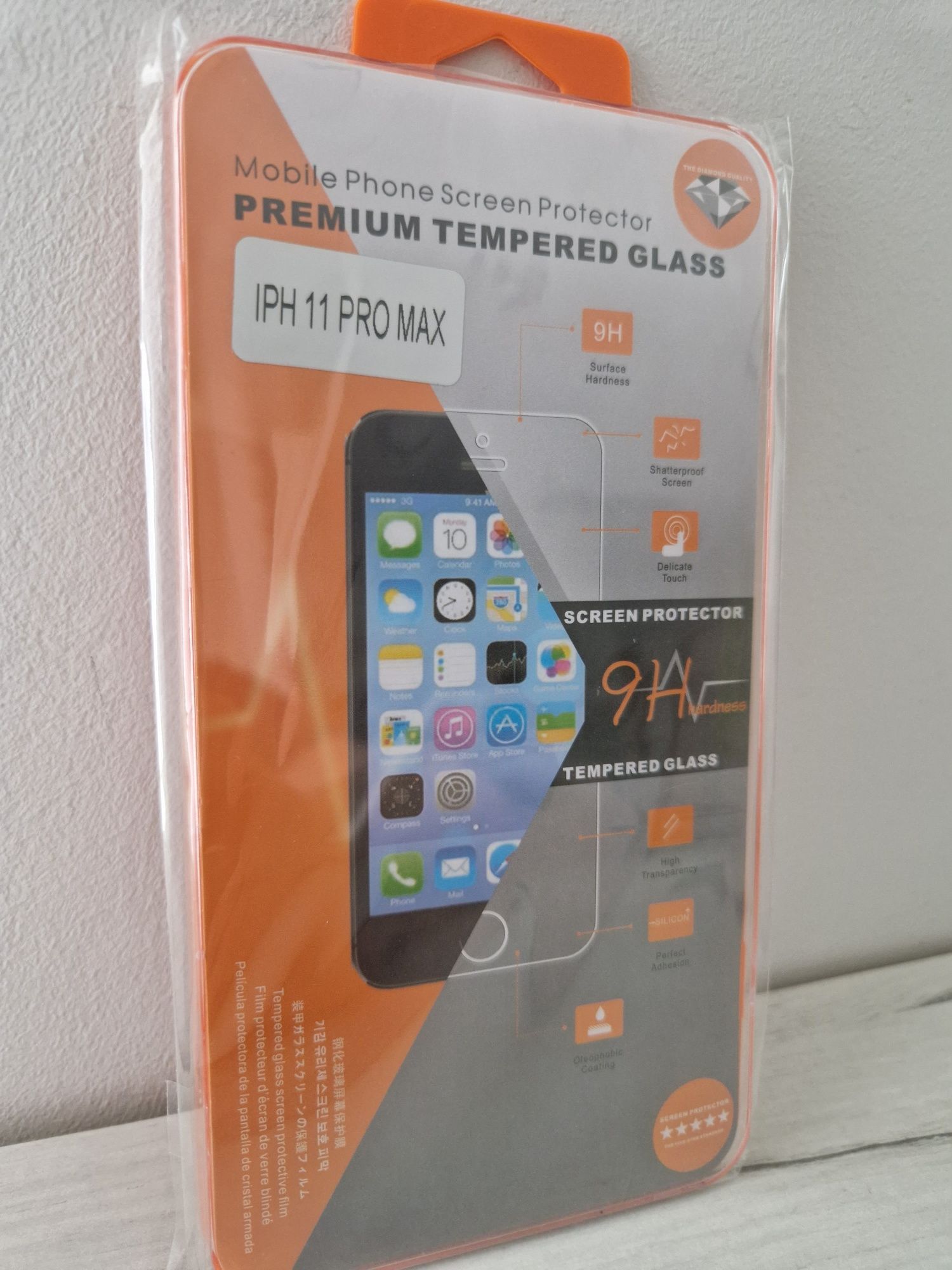 Hartowane szkło Orange do IPHONE 11 PRO MAX