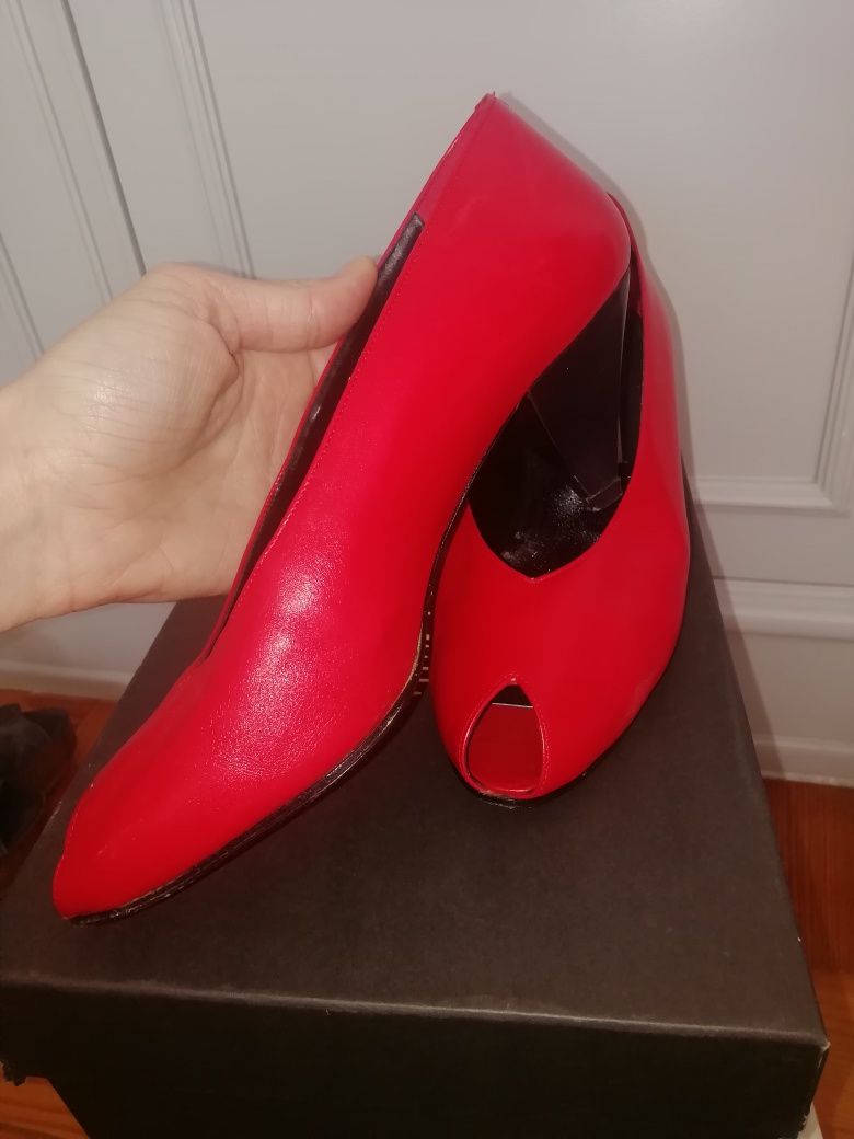 Sapatos Vintage vermelhos