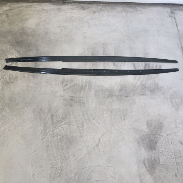 Лезвия под пороги для БМВ, ф30,32,36 BMW F30,32,36 глянец!