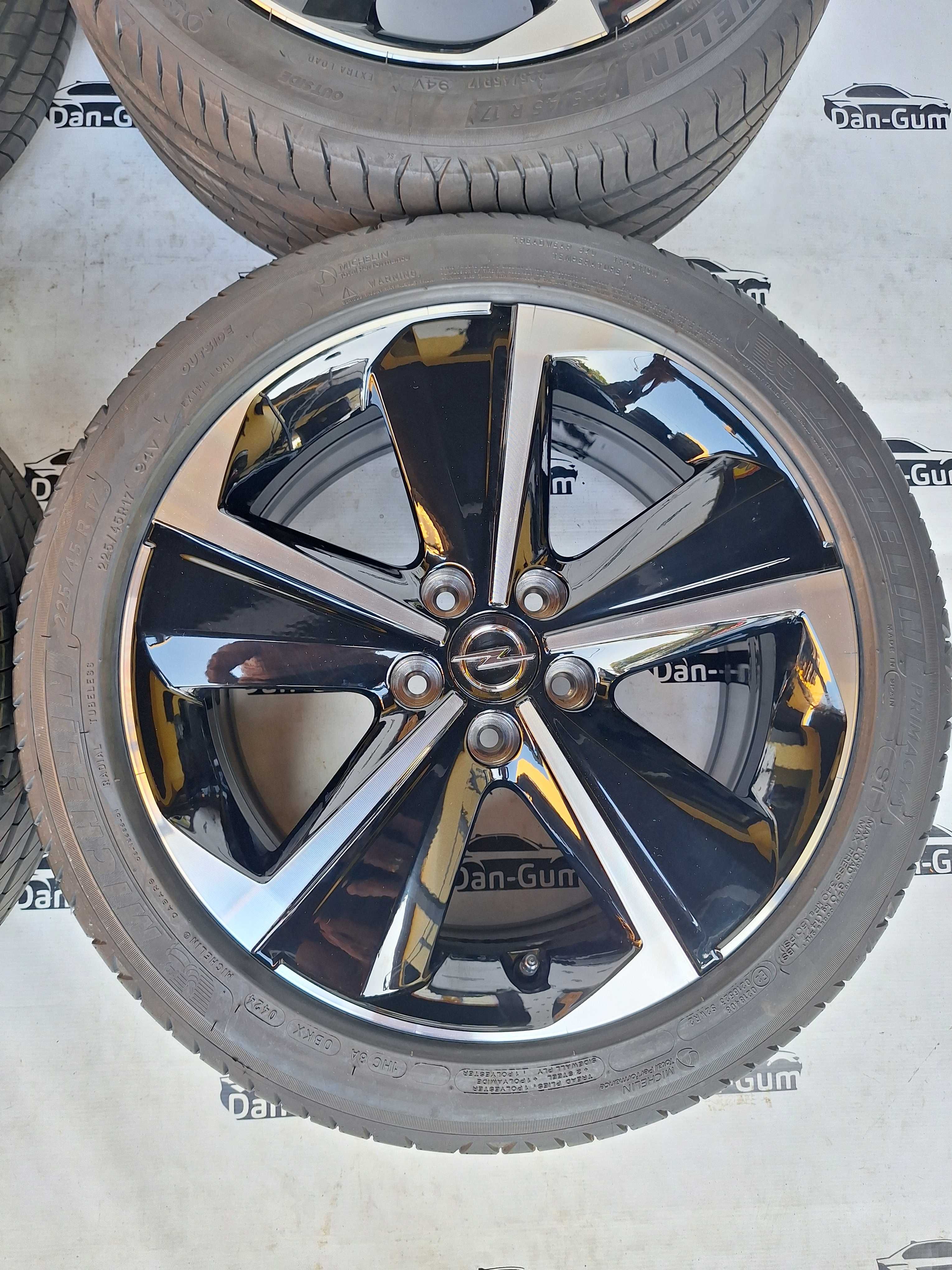 Felgi aluminiowe 5 x 108 oryginalne koła Opel 225/45 R 17 Michelin