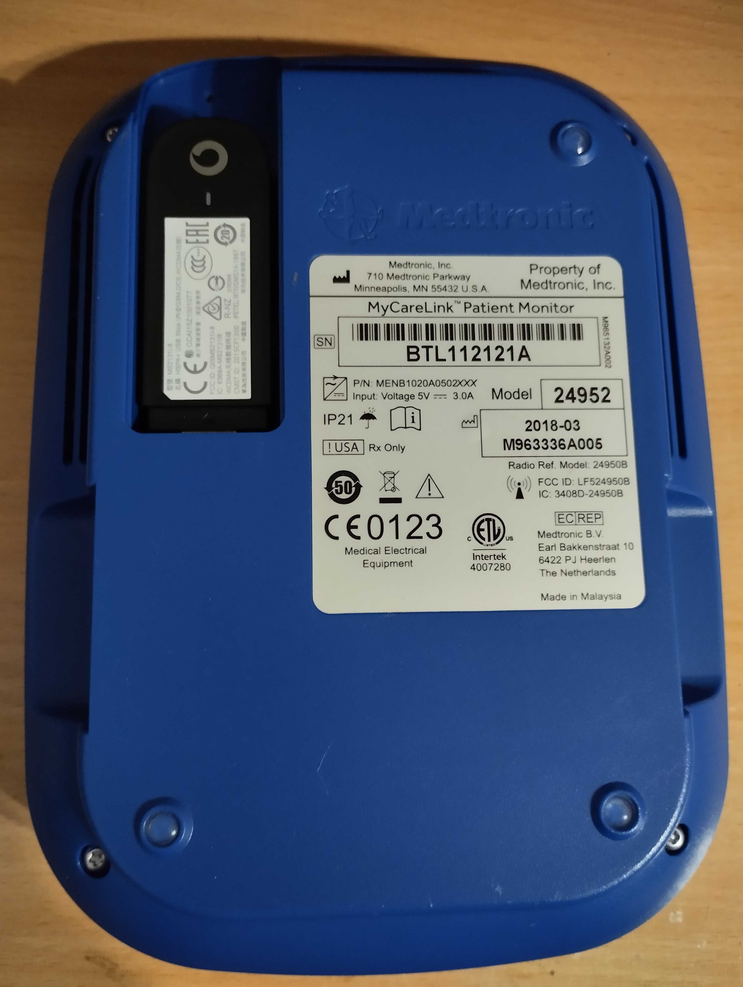 Monitor pacjenta Medtronic Model 24952