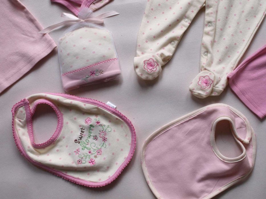 komplet dla dziewczynki BABY _ 62 / 68  nowy