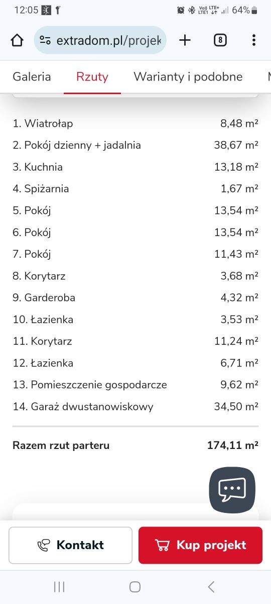 Projekt domu Przejrzysty D27 lustrzane odbicie