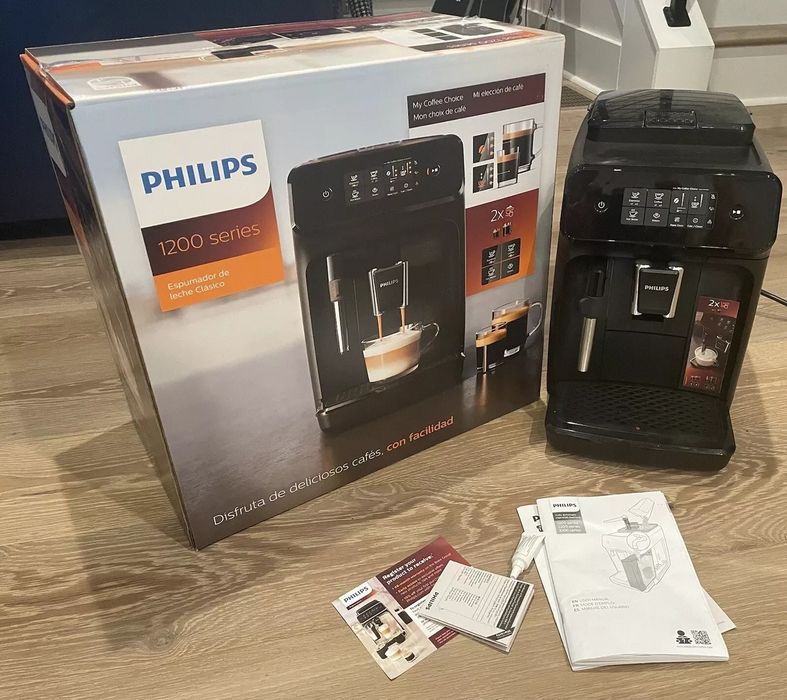 Ekspres do kawy ciśnieniowy automatyczny Philips 1200 czarny EP1220/00