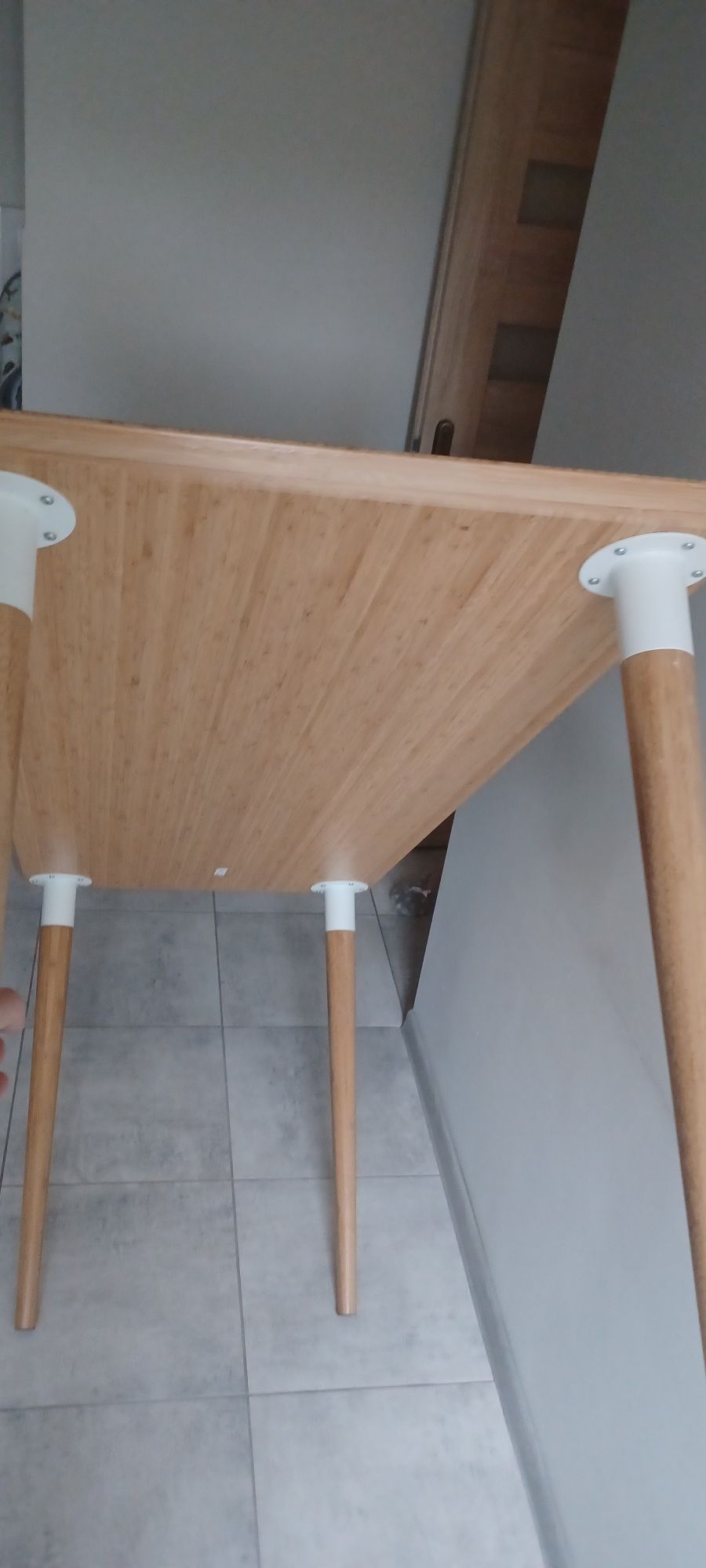 Stół bambusowy IKEA Hilver stan bdb- , lekki , wytrzymały