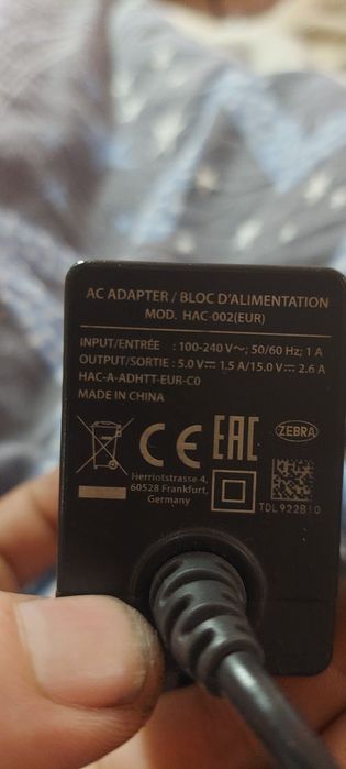 Зарядка для ниндендо.