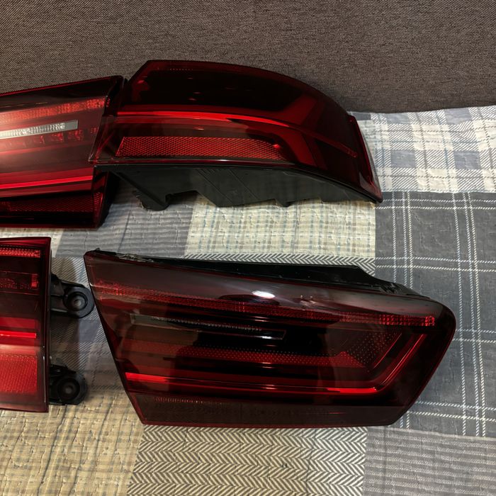 Ліхтарі Audi A6 C7 2014- matrix динамічні Європа жовті повороти фонари