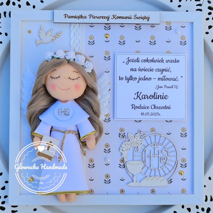 Pamiątka Pierwszej Komunii Świętej,  Chrztu