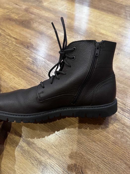 Шкіряні чоботи, зимові, GEOX RESPIRA, 45 розмір