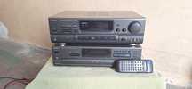 Wieża technics amplituner SA-GX280 I zmieniarka SL-PD687 +pilot