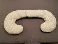 Duża poduszka ciążowa do spania w kształcie litery C