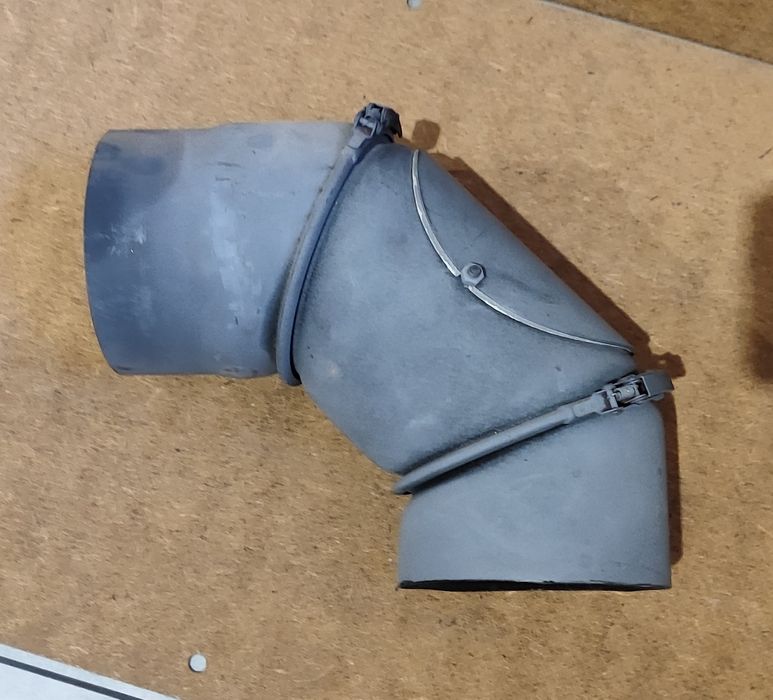 Kolano nastawne 90* fi 130 z rewizją