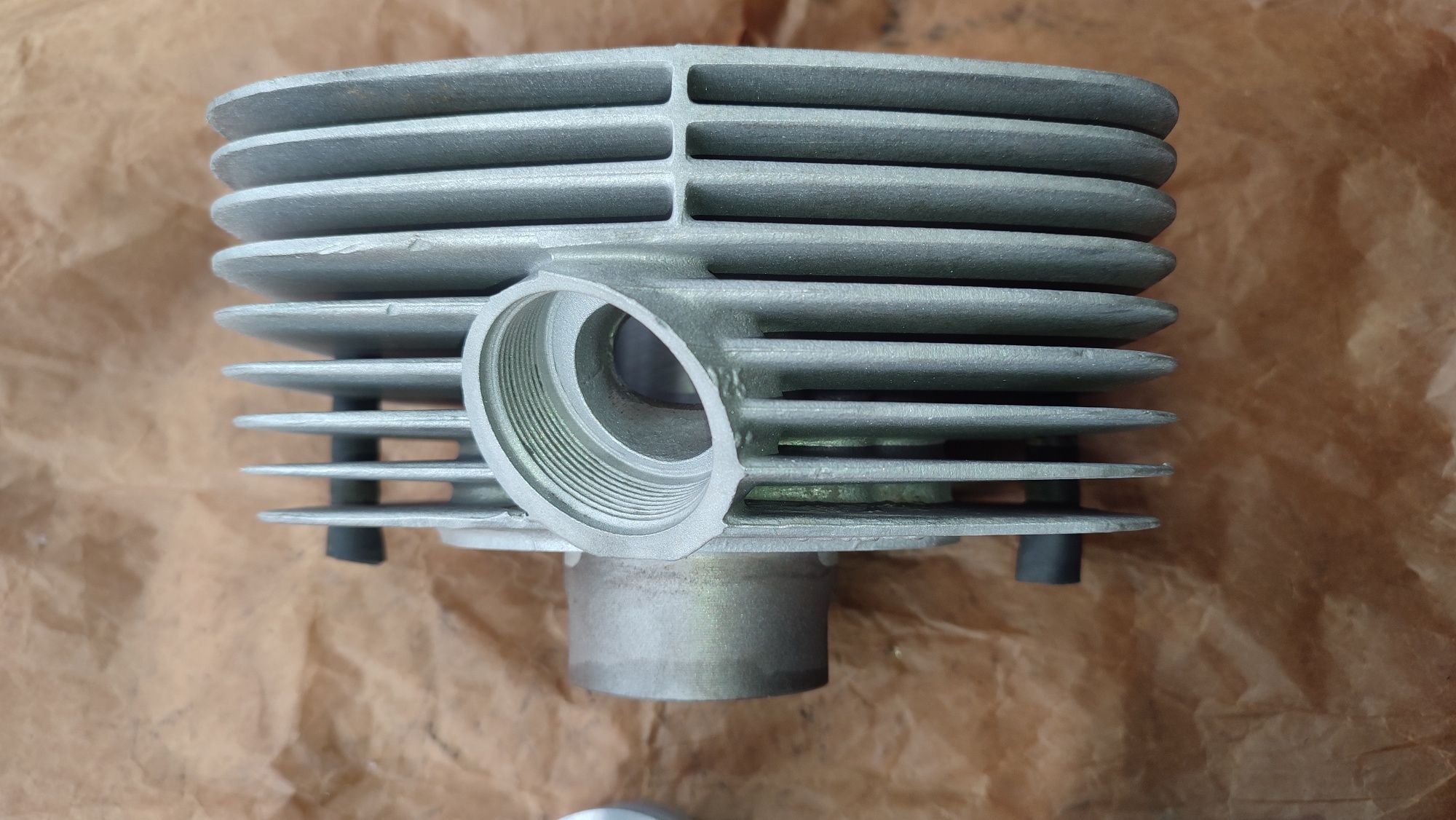 Cylinder MZ TS 125 ES po szlifie tłok ALMOT AK 20 oryginał DDR 150