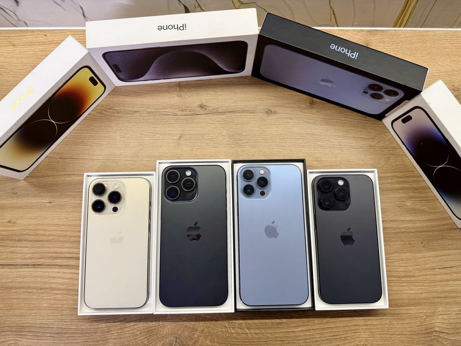 iPhone 14 Pro 128gb фізична сім, Neverlock iPhone 13 та 15 Pro Max