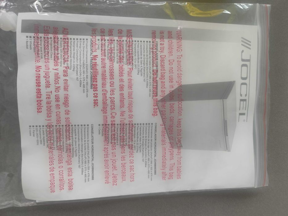 Arca Horizontal JOCEL 98L