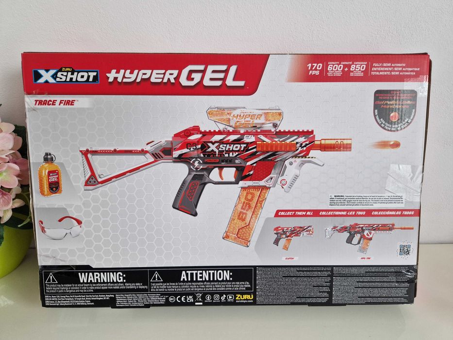 Zuru X-Shot Wyrzutnia Hyper Gel Kulki Żelowe