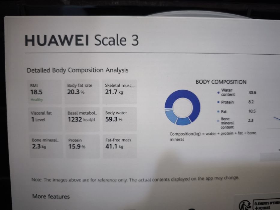 Balança HUAWEI Scale 3 Bluetooth Edition