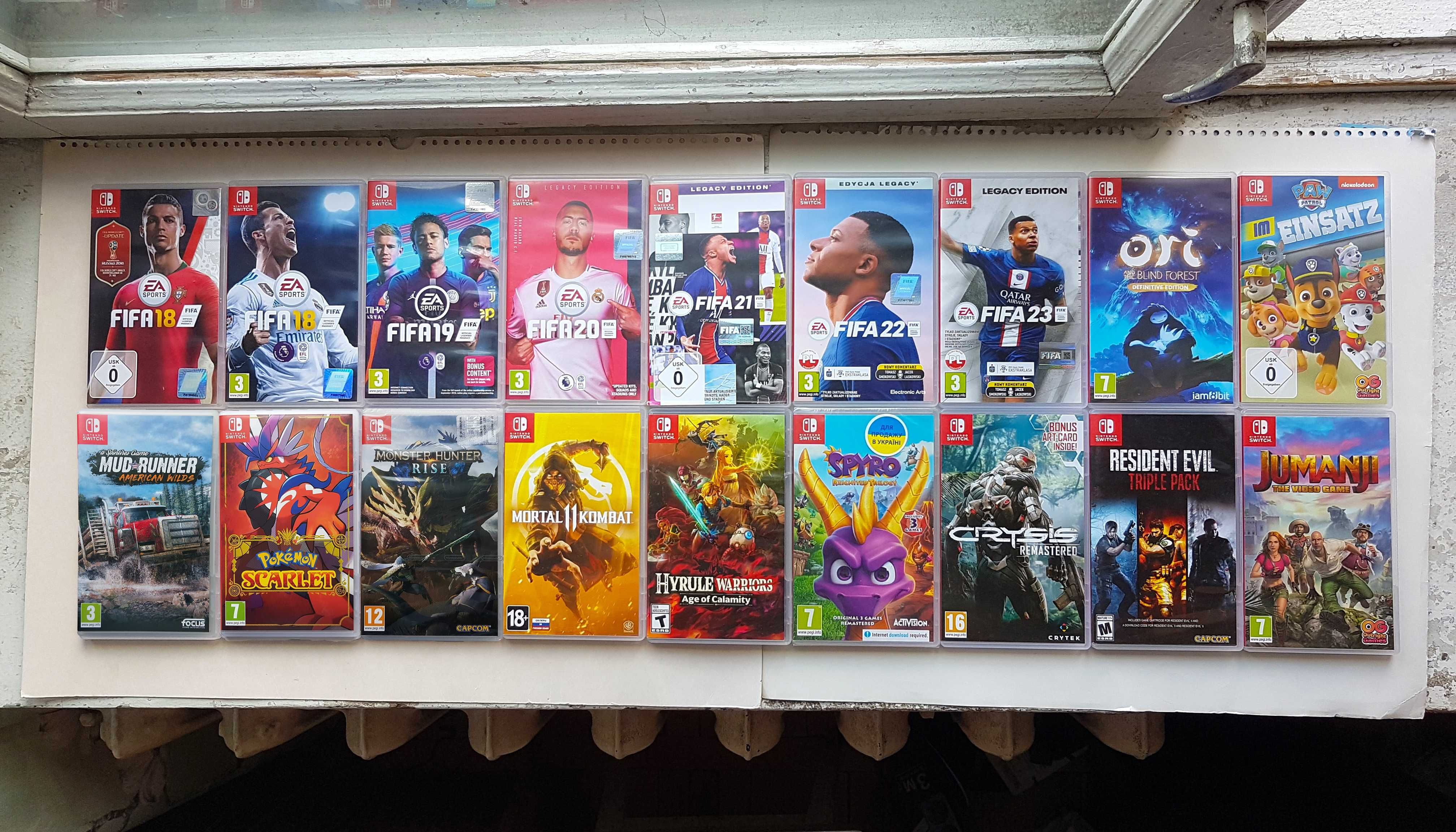 ‼️ Игры для Nintendo Switch на картриджах в Киеве. Доставка по Украине