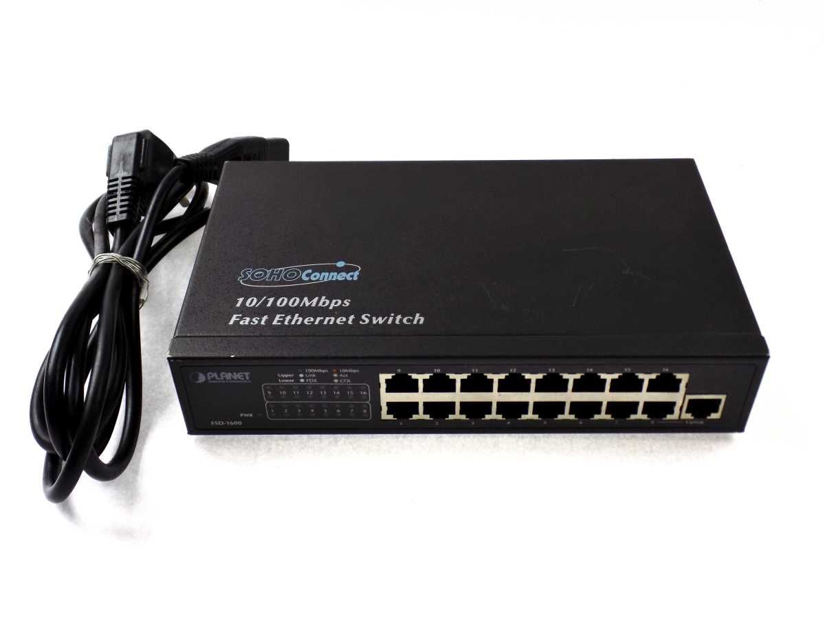 Switch 16 portów PLANET FSD-1600 (16x10/100Mbit)