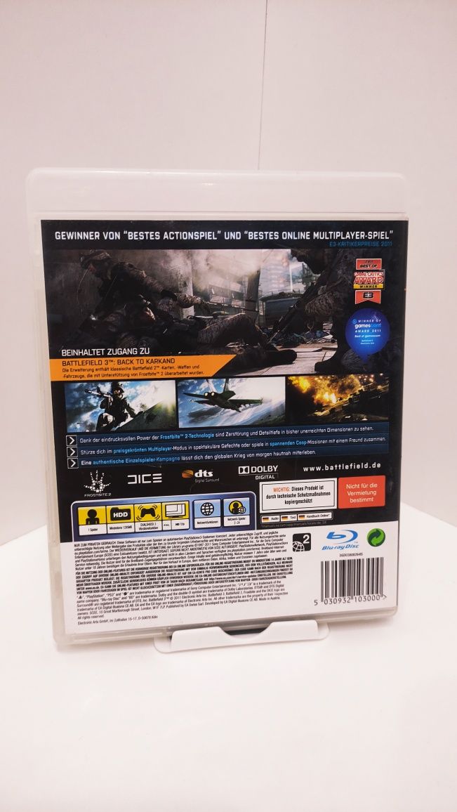 Battlefield 3 Playstation 3 PS3 PL wersja