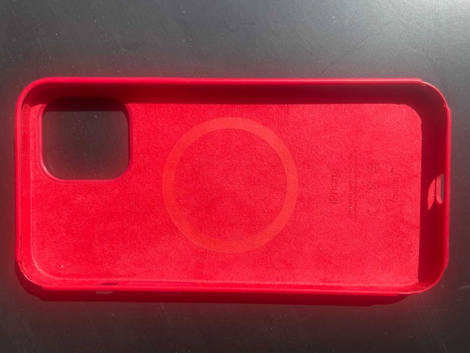 APPLE iPHONE 12 PRO MAX ORIGINAL SILICONE CASE RED