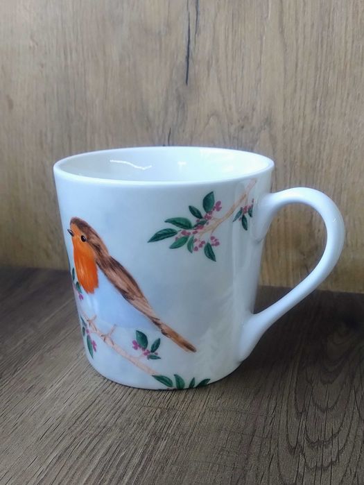 Porcelanowy kubek ozdobny "Robin Mug" 300ml - nowy