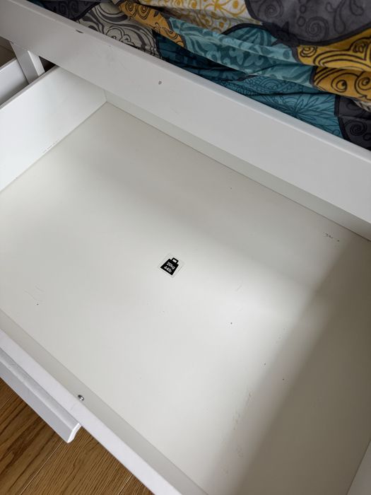 Leżanka Ikea biała