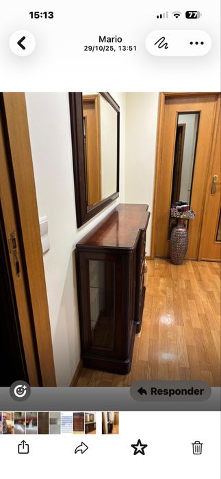 Movel para hall de entrada com espelho